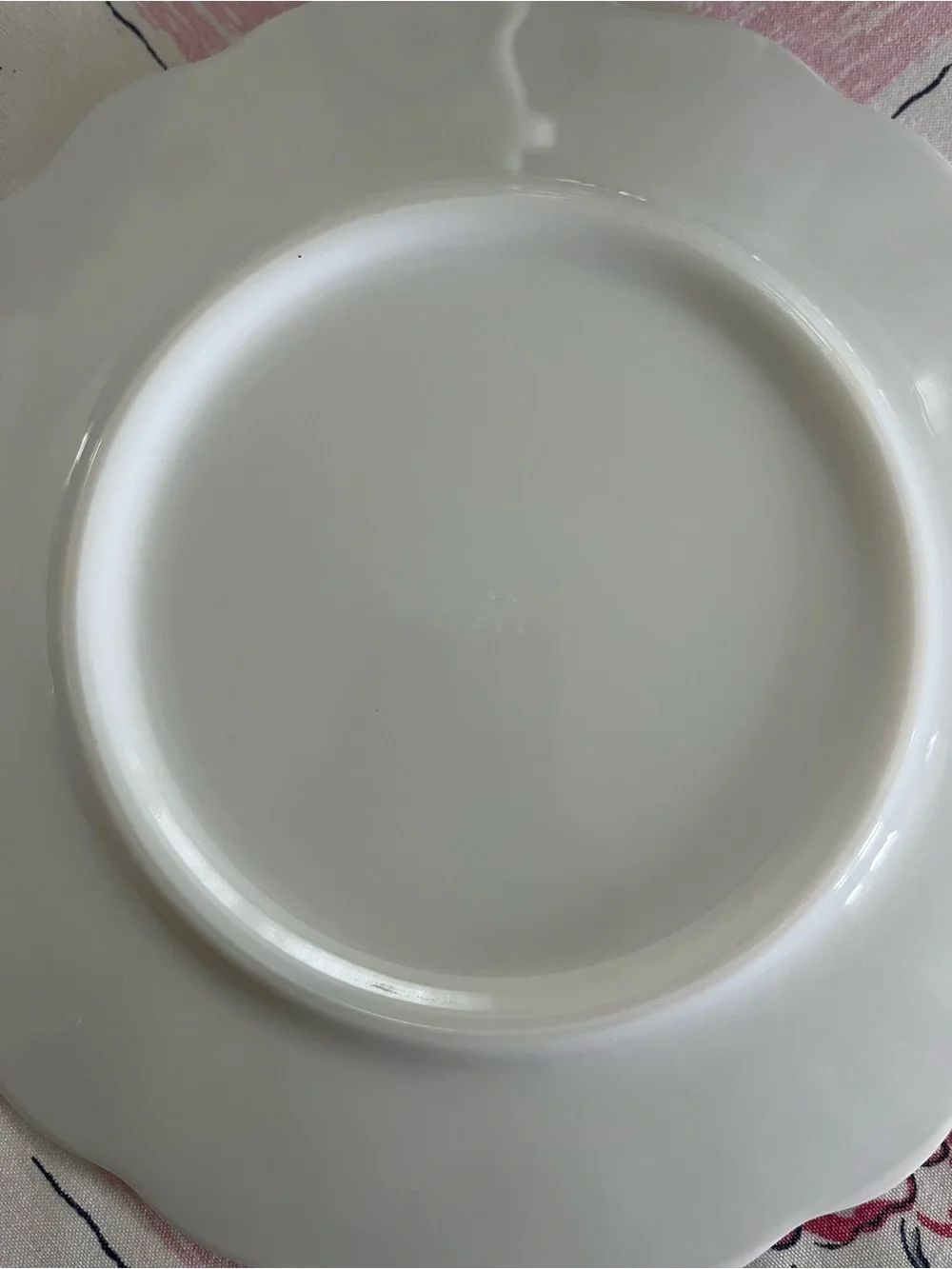 Westmoreland daffodil hand painted plate